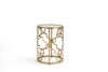 Serena Gold Side Table rental in Austin, TX