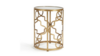 Serena Gold Side Table rental in Austin, TX