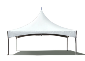 10' x 20' White High Peak Frame Tent rental Chicago, IL