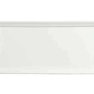 White Rim Rectangular Plate rental Dallas-Ft. Worth, TX