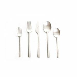 Brushed Steel Rondo Flatware rental Dallas-Ft. Worth, TX