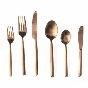 Capri Copper Flatware rental Dallas-Ft. Worth, TX