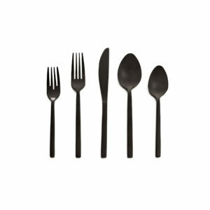 Arezzo Matte Black Flatware rental Dallas-Ft. Worth, TX