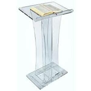 Acrylic Floor Podium / Lectern rental Dallas-Ft. Worth, TX