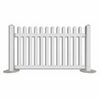 Portable White Fence  rental in Dallas-Ft. Worth, TX
