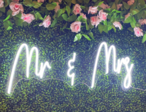 Neon Sign - Mr & Mrs rental Dallas-Ft. Worth, TX