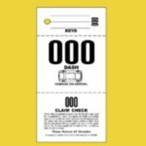 Valet Parking Ticket rental Dallas-Ft. Worth, TX
