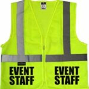 Event Staff  Reflective Vest rental Dallas-Ft. Worth, TX