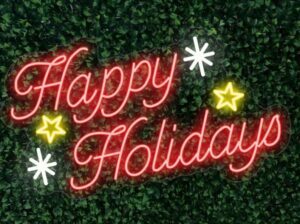 Happy Holidays Neon Sign rental Dallas-Ft. Worth, TX