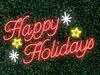 Happy Holidays Neon Sign rental in Dallas-Ft. Worth, TX