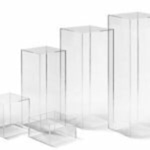 Clear Acrylic Pedestal rental Dallas-Ft. Worth, TX