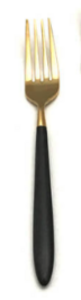 Black and gold salad fork rental Austin, TX