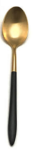 Black and gold teaspoon rental Austin, TX