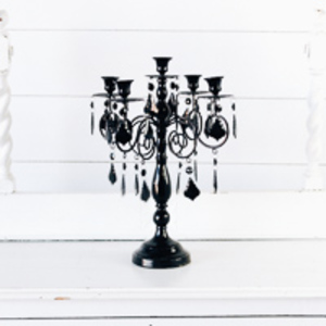 Black Candelabra rental Dallas-Ft. Worth, TX