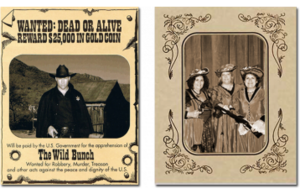 Old Time Photos, Costumes, Wanted Frames rental Dallas-Ft. Worth, TX