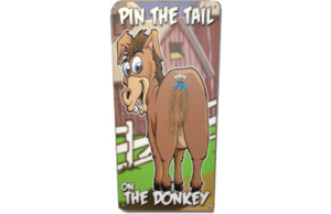 Pin the Tail on the Donkey Carnival Game rental Dallas-Ft. Worth, TX