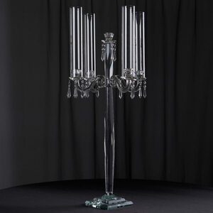 Clear Candelabrum rental Dallas-Ft. Worth, TX