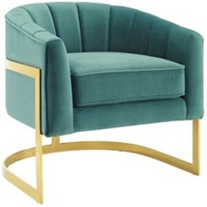 Teal Accent Chair rental Dallas-Ft. Worth, TX