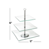 3 Tiered Square Glass Dessert Stand rental in Dallas-Ft. Worth, TX