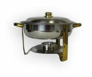Silver Plate - 3 Quart Round Chaffing Dish rental Houston, TX