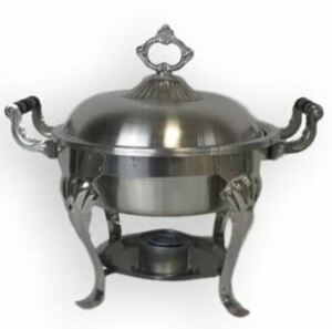 Stainless Decorated - 5 Quart Round Chaffing Dish rental Houston, TX