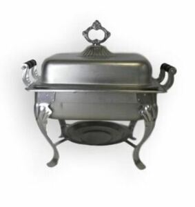 Stainless Decorated - 4 Quart Square Chaffing Dish rental Houston, TX