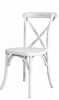 Cross-back Whitewash Chair rental in Houston, TX