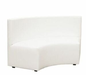 Contemporary Half Moon Sofa rental Houston, TX