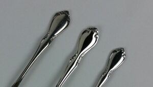 Embossed Stainless Steel Flatware rental Houston, TX