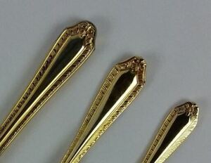 Gold Edged Flatware rental Houston, TX
