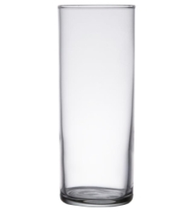Tall narrow 12oz glass rental in Houston, TX