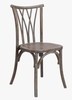 Grey wooden chair  rental in Houston, TX
