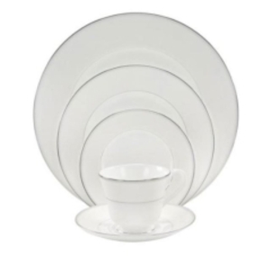 Pearl colored china rental Houston, TX