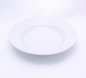 White Pasta Bowl with rim 12" rental Houston, TX