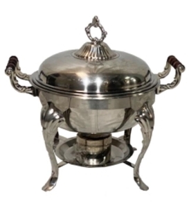 Fancy stainless chafer rental Houston, TX