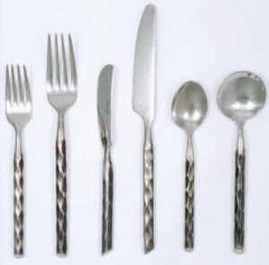 Twisted handle flatware rental in Houston, TX