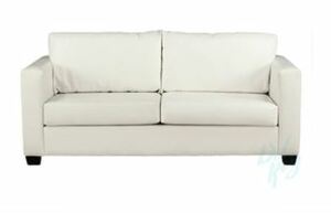 White Lounge Sofa rental in Los Angeles, CA
