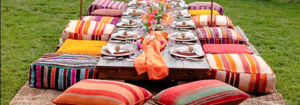 Pre-styled Low Lounge Set rental Austin, TX