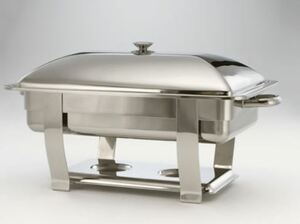 Stainless 8qt chafing dish rental Houston, TX