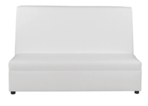White Sofa rental Houston, TX