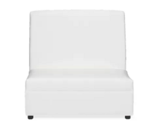 White Loveseat rental Houston, TX