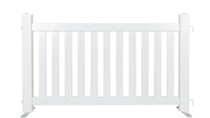 White Fence (6'X42") rental Austin, TX