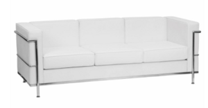 Melrose White Sofa rental Austin, TX