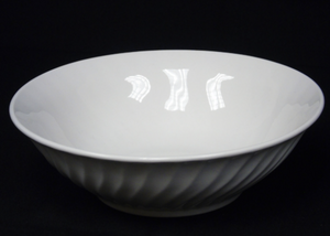 White China Serving Bowl rental Austin, TX