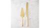 Cake Serving Set Gold (2Pcs) rental in Austin, TX