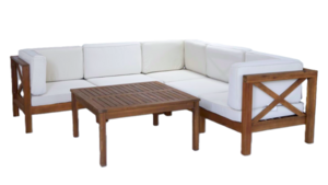 Barbados Tan Outdoor Sectional rental Austin, TX