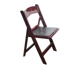 Mahogany Resin Folding Chair rental San Francisco-Oakland-San Jose, CA
