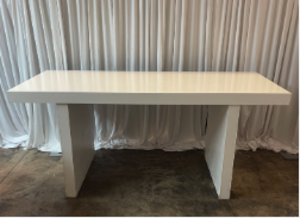 8' White Table rental Austin, TX
