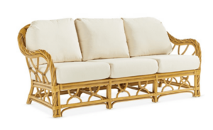 Rattan Sofa rental Austin, TX