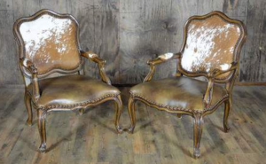 Square cow print chair  rental in San Antonio, TX